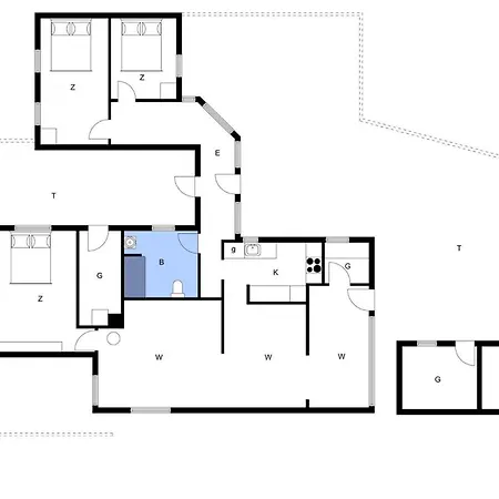 Bl1073-blokhus-egonsvej-10 Tatil Evi Blokhus